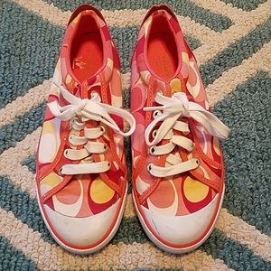 Colorful Coach shoes size 6.5b